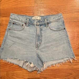 Abercrombie & Fitch Light Blue Jean Shorts